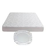 Matratzenauflage - Waschbarer Matratzenschutz Für Schlafzimmer,Hautfreundliche Bettwaren Für Zuhause Studentenwohnheim Hotel Gastronomie