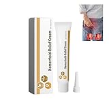 Hämorrhoiden Salbe, 20g Hämorrhoiden-Creme, Natürliche Pflanzliche Creme,Gegen Brennen, Schmerzen, Juckreiz - entzündungshemmende Hämorrhoiden Salbe (1)