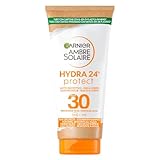 Garnier Ambre Solaire Sonnencreme Feuchtigkeitsspendende Sonnenschutz Milch LSF 30ung (1 x 50 ml) 'Die Verpackung kann variieren'