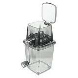 Uonlytech Tragbarer Handkurbel Eiszerkleinerer Multifunktionaler Manueller Eiscrusher für Zuhause Küche Slush Cones ohne Strom Langlebig Sicher