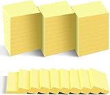 36 Blöcken Haftnotizen Kanariengelb 51 x 38 mm, Post Sticky Notes für Büro Zuhause Schule Sitzung, für Schule, Zuhause, Büro, 70 Blätter/Blöcken