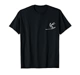 Kitesurfing Minimalismus Kitesurfer T-Shirt