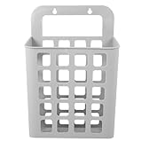 NIYANGLE Faltbarer Wäschekorb aus Kunststoff mit Abnehmbarem Haken Kleiner Aufbewahrungskorb für Badezimmer und Schlafzimmer Platzsparender Organizer für Kleidung und Zufällige Farbe