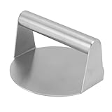 Naroote Fleischpresse, Burger Smasher Manual Stick Polierte Oberfläche mit Bequemem Griff Smash Burger Press Zum Grillen, Steaks, Koteletts