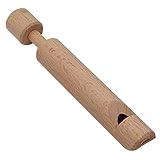 Piccolo-Flöte aus Holz für Früherziehung, musikalisch, leichtes Push-Pull-Design für Musiklernen, sensorische Entwicklung, kompakt für