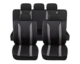 Auto Accessori Lupex Universal Autositzbezüge-Set LS09 Farbe Grau vorne und hinten aus Polyester Utilitaria No Suv