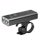Fahrrad-Frontscheinwerfer, USB-Fahrradscheinwerfer, wiederaufladbar, wasserdicht, superhelles Rücklicht, 3 Lichtmodi, Zyklus-Licht mit Unterstützung