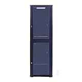 42HE Serverschrank - mit Glastür - 2x20HE Fächer - (BxTxH) 600x600x2000mm - Schwarz - Traglast 800 kg