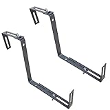 Artillen Pflanzenaufhänger Wandhaken Blumenfenster Box Pflanzgefäß Halterungen Blumenkasten Halter für Montage Geländer Balkon Blumentopf Halterung Verstellbarer Blumentopf Pflanztopf Halter
