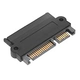 Gatuida Sas zu Serieller ATA Adapter Konverter für Interne Laufwerke Server Kompatibel mit Computer Motherboard Plug and play Schwarz Einfache Installation