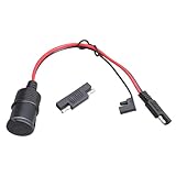 Hochstrom 0-36V Stecker Zum Auto Sockel Verlängerungskabel 14AWG Mit Schutzklappe SAE Verlängerungskabel
