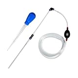 HAPINARY Elektrischer Mulmsauger Für Aquarien Effektiver Siphon Zum Reinigen Von Fischkot Und Ablagerungen Inklusive Schlauchadapter Für Wasserhahn Und Praktische Handhabung
