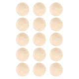 BESPORTBLE 15 STK Hockeyball Aus Holz Streethockeybälle Holzkugel Hockeyzubehör Bodenball Aus Holz Eishockey-trainingspucks Trainingshockeybälle Hockeybälle Im Freien Hölzern Beige