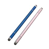 Gatuida Hochpräziser Kapazitiver Touchscreen Stift Transparentes Sichtfenster Präzise Eingabestifte für Smartphones Tablets Reader Malen Schreiben