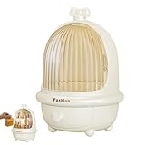 Aufbewahrungsbox für Kosmetik, Badezimmer-Make-up Organizer - Aufbewahrungsbox für Make-up-Taschen, staubdichte Kosmetik-Organizer zur Hautpflege für Kommode, Pie