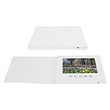 Video-GrußKarte, Video-Broschüre Elektronisch mit LCD-Bildschirm für Geburtstagsgeschenk, Vatertag, Mutter, Weihnachten, Jahrestag, 4,3-Zoll-Ionen-Akku, 500 MAh, Digitale (7 Zoll)