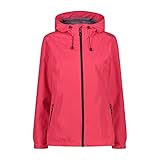 CMP - Damen-Regenjacke aus Ripstop-Polyester, Erdbeere, D38