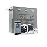 4,5 kW Wechselstrom-Nassdampfbad-Saunagenerator mit Dusche, Spa-Zubehör, Messing-Sicherheitsventil, automatischer Abflussdampfer Für Home Spa(VSC045-4.5KW-HP)