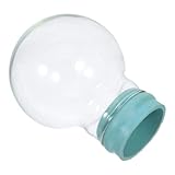 UTHCLO Leere Glas Schneekugel 45mm Kristallklar und Robust mit Deckel für Individuelle Weihnachtsdekorationen und Hochzeitsfeiern