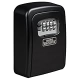 Burg-Wächter Schlüsseltresor mit 4-stelligem Zahlencode für außen und innen, Sicher, Wandmontage, Key Safe 30 SB, Schwarz