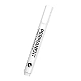 EUZUXU Permanent Marker Wasserfester Stift, Weiß, 2,0 mm Fadenbreite, Schnell Trocknender, für Karton, Glass Holz, Metall, Keramik Tassen, Lackmarker, Stoff, Leinwand