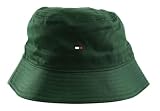 Tommy Hilfiger Herren Essential Flag Bucket AM0AM10336 Hüte, Grün (Hunter), OS