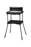 tepro Elektrogrill Albertville – Standgrill mit 1800–2000 W, abnehmbarem Heizelement, verchromtem Grillrost & Warmhalterost, Thermostat mit Kontrollleuchte – Outdoor Elektrogrill 58 x 46 x 93 cm