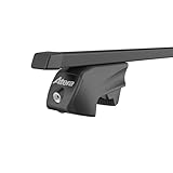 Atera 048422 PKW Dachträger Signo RTD - Vierkantprofil Stahl schwarz - für Autos mit aufliegender Dachreling - 122 cm