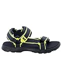 Jack Wolfskin Unisex Seven Seas 3 K Sandale, Blue/Lime, 36 EU