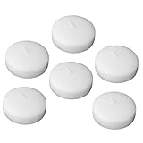 OUNONA 6 Stück Schwimmkerzen aus Sojawachs Rund 4,5x2,5cm Duftlos Leichte Wasserkerzen für Party Hochzeit und Romantische Beleuchtung