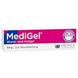 MediGel 50 g - Salbe zur Wundheilung - Hydroaktives Lipogel mit Zink & Eisen bei akuten Wunden - reduziert die Narbenbildung - ohne Klebegefühl - Wundsalbe