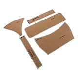 Lurrose 1 Satz Handtasche Vorlagepapier Handtaschen-Vorlage Schablonen für die Kartenherstellung Scrapbook-Hintergrundpapier Buchbindesets Zeitschriften-Scrapbooking-Zubehör Light Brown
