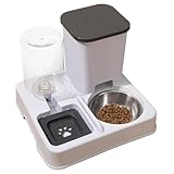 Dubbulon Futter- und Wasserspender für Katzen, Futter- und Tränke für Tierfutter - rutschfeste automatische Trinkflasche | Tragbare Futterautomaten, Heimtierbedarf für Katzen, mittlerer und großer