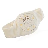 Babyjem Kirschkernkissen - Größenverstellbarer Wärmekissen für Babys - Dinkelkissen ideal geeignet bei Bauchschmerzen & Blähungen - Körnerkissen aus 100% Baumwolle Weiß