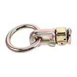 FIXOSHEE Verstellbare Lkw Zurrösen aus Eisen Robuste L schienen Zurrhaken für Ladungssicherung Multifunktionale Ankerhaken für Fahrzeug und Anhängerbefestigung