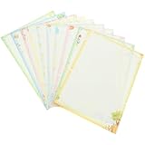 Cabilock 50 Blatt Druckerpapier mit farbigem Rahmen dickes dekoratives Papier für DIY Bastelarbeiten bedruckbares Malpapier geeignet für Scrapbooking Zeichnen und vielseitiges Drucken