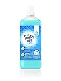 Amazon-Marke: Presto! Flüssigkeit Weichspüler, Frischeduft, blau, 1.5 l (6er-Pack)