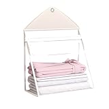 Mihauuke Wäschekorb Für Badezimmer - PVC Wand-Storagetasche,Wasserdichte PVC Tasche Mit Display Fach Für Toilette Schlafzimmer Studentenzimmer