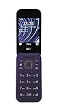 HMD 2660 Flip Klapphandy (2,8' Hauptdisplay, 1,77' Zweitdisplay, 4G + 4G, Bluetooth, 128 MB, 1450mAh Akku, FM Radio, MP3 Player, 0,3 MP Kamera) Purple