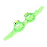 TOYZFRIENDY Schwimmbrille Cartoon Frosch Beschlag Schwimmbrille für Jungen Mädchen Langlebig Klare Sicht Verstellbar Komfortabel für Schwimmtraining und Freizeitspaß
