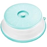 Basic Mikrowellenabdeckhaube, Kunststoff (PP) BPA-frei, Faltbare(28,8 X 27,5 X 8,2 cm)