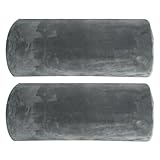 Fußstützenkissen für Liegestühle - 2 Stück Halbmondförmiges Beinerhöhungskissen, Kniekissen, Effektives Stütz Multifunktionskissen für Seiten und Rückenschläfer, Kopf, Nacken, Taille, Bein, 58x25x10cm