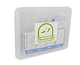 Romed Alkoholtupfer Alkoholpads 65 x 30 mm 2-lagig 500 Stück + Medi-Inn Aufbewahrungsbox