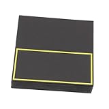 KICHOUSE 50 Stück Bronzing Sitz Karte Reserviert Hochzeit Leer Für Sitzplatzkarten Tischkarte Namenszeltkarten Platzkarten Mit Namen Reservekarten Black Perlenpapier