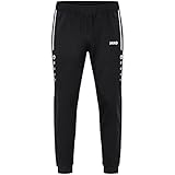 JAKO Unisex Kinder polyesterbukser Allround Polyesterhose, Schwarz, 164 EU