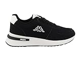 Supremo - Kappa Damen 95K0472001 Sneaker, Black-White, 39 EU