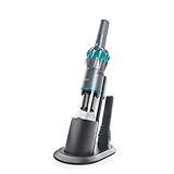 Genius A28191, Invictus One Version DC Handstaubsauger 9 Teile-Leichter, beutelloser und kabelloser Akku-Staubsauger mit LED + BLDC-Motor | Handsauger 65W, grau-blau, 65 W