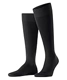 FALKE Herren Kniestrümpfe Energizing Cotton M Kh Baumwolle mit Kompression 1 Paar, Schwarz Black 3000, 43-44