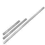 STAHLWERK 3er Set Hochwertige Edelstahl-Lineale/Stahlmaßstäbe in den Längen 300, 500 und 1000 mm