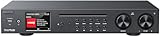 KENWOOD KR-W8000SCD - Smart HiFi-CD Receiver mit 3,2' TFT, 60 W RMS, WiFi Internetradio, DAB+, UKW, CD, USB, Spotify (HiFi), Deezer, Bluetooth, Phono, Coax, TOSLINK, Sub-Out, OKTIV, Schwarz
